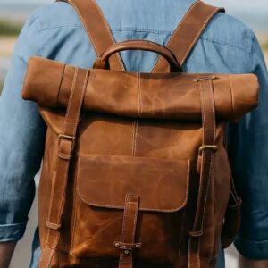 Mustang Rolled Leather Bag